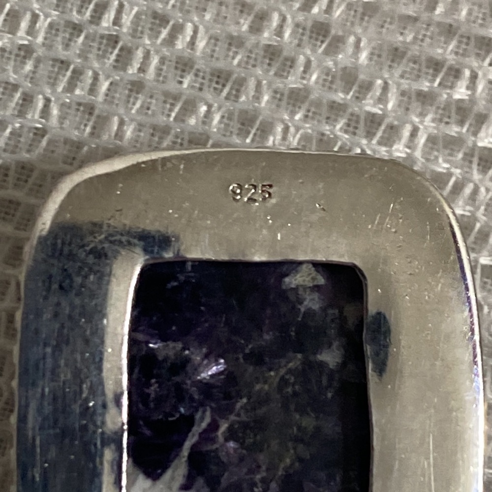 Sterling Silver Amethyst Pendant - Picture 8 of 11